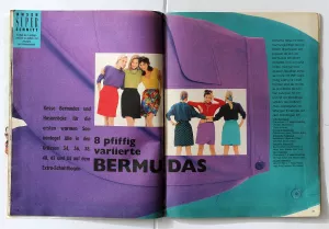 Burda 1/1991 -N- časopis se střihy Burda 1/1991 -N- ukázka - Super střih: Sukně