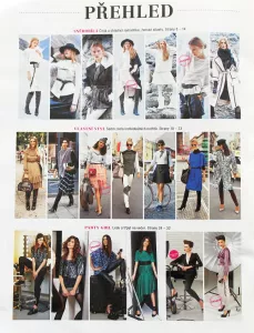 Burda 1/2015 -CZ- časopis se střihy Burda 1/2015 -CZ- přehled modelů 1