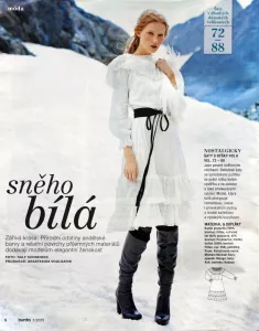 Burda 1/2015 -CZ- časopis se střihy Burda 1/2015 -CZ- ukázka z časopisu 1