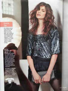 Burda 1/2015 -CZ- časopis se střihy Burda 1/2015 -CZ- ukázka z časopisu 4