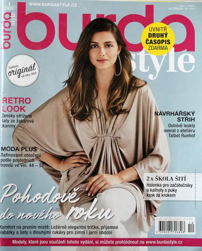 Burda 1/2020 -CZ- časopis se střihy