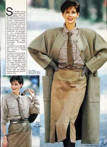 Burda 10/1984 RETRO -N- časopis se střihy Burda 10/1984 -N- ukázka z časopisu 2