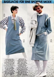 Burda 10/1984 RETRO -N- časopis se střihy Burda 10/1984 -N- ukázka z časopisu 3