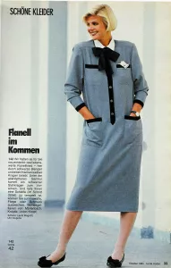 Burda 10/1984 RETRO -N- časopis se střihy Burda 10/1984 -N- ukázka z časopisu 5