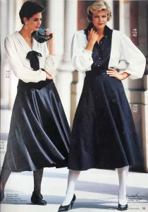 Burda 10/1984 RETRO -N- časopis se střihy Burda 10/1984 -N- ukázka z časopisu 6