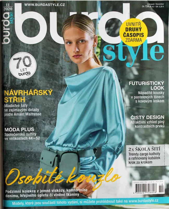 Burda 11/2020 -CZ- časopis se střihy