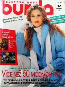 Burda 12/1995 -CZ- časopis se střihy