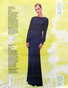 Burda 12/2015 -CZ- časopis se střihy Burda 12/2015 -CZ- ukázka z časopisu 4