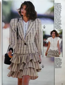 Burda 2/1988 v němčině Burda 2/1988 -R- ukázka modelu 1
