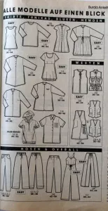 Burda 2/1995 - N- časopis se střihy Burda 2/1995 -N- přehled střihů 1