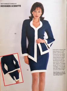 Burda 2/1995 - N- časopis se střihy Burda 2/1995 -N- ukázka z časopisu 1