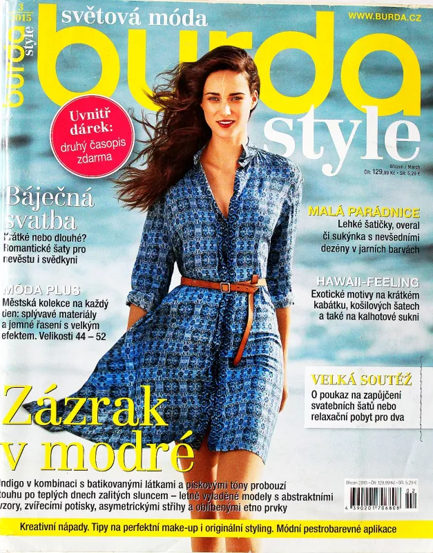 Burda 3/2015 -CZ- časopis se střihy