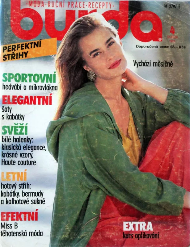 Burda 4/1991 -CZ- časopis se střihy 1
