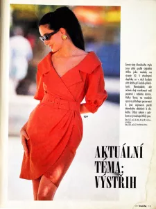 Burda 5/1991 -CZ- časopis se střihy Burda 5/1991 -CZ- ukázka z časopisu 2