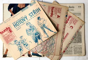 Burda 5/1991 -CZ- časopis se střihy Burda 5/1991 -CZ- střihové přílohy + Super střih