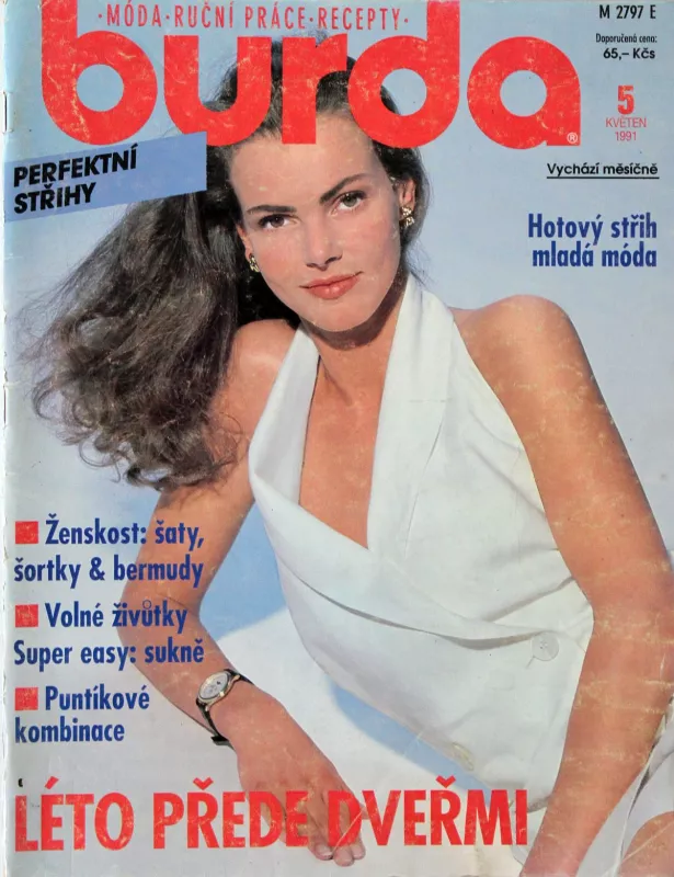 Burda 5/1991 -CZ- časopis se střihy 1