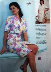 Burda 5/1993 -N- ukázka modelu z časopisu 2