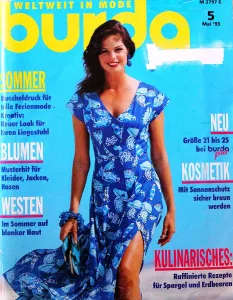 Burda 5/1993 -N- časopis se střihy