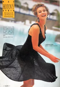 Burda 6/1991 -CZ- časopis se střihy Burda 6/1991 -CZ- ukázka z časopisu 2