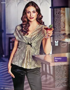 Burda 6/2015-CZ- časopis se střihy Burda 6/2015 -CZ- ukázka z časopisu 2