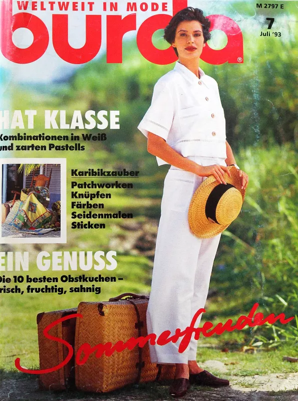 Burda 7/1993 -N- časopis se střihy