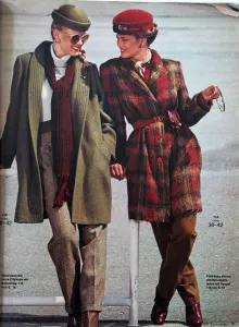 Burda 9/1979 RETRO -SH- časopis se střihy Burda 9/1979 -SH- ukázka modelů 1