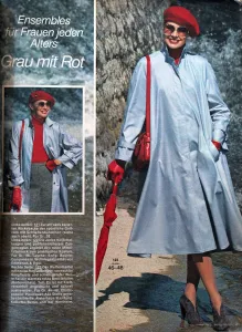 Burda 9/1979 RETRO -SH- časopis se střihy Burda 9/1979 -SH- ukázka modelů 2