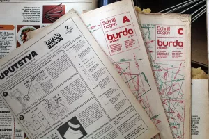 Burda 9/1979 RETRO -SH- časopis se střihy Burda 9/1979 -SH- střihové přílohy kompletní