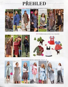 Burda 9/2015 -CZ- časopis se střihy Burda 9/2015 -CZ- přehled modelů 1