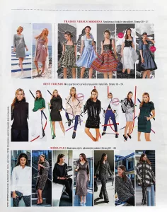 Burda 9/2015 -CZ- časopis se střihy Burda 9/2015 -CZ- přehled modelů 2