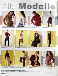Burda Nähen MODE QUICK & EASY -N- časopis se střihy Burda Nähen MODE QUICK & EASY -N- ukázka modelů 1