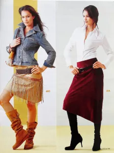 Burda Nähen MODE QUICK & EASY -N- časopis se střihy Burda Nähen MODE QUICK & EASY -N- ukázka z časopisu 1