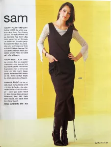 Burda Nähen MODE QUICK & EASY -N- časopis se střihy Burda Nähen MODE QUICK & EASY -N- ukázka z časopisu 2
