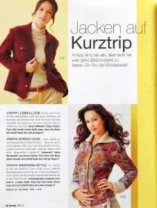 Burda Nähen MODE QUICK & EASY -N- časopis se střihy Burda Nähen MODE QUICK & EASY -N- ukázka z časopisu 3