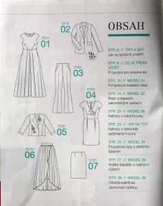 Burda - PÁRTY MÓDA best of -CZ- časopis se střihy Burda - PÁRTY MÓDA best of -CZ- obsah časopisu 1