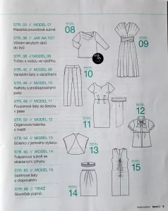 Burda - PÁRTY MÓDA best of -CZ- časopis se střihy Burda - PÁRTY MÓDA best of -CZ- obsah časopisu 2