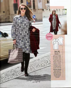 Burda style 10/2023 -CZ- časopis se střihy Burda 10/2023 -CZ- ukázka z časopisu 3