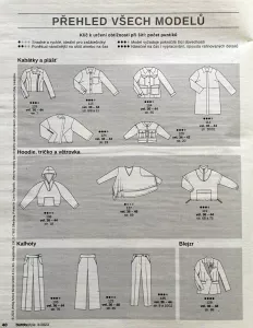 Burda style 3/2023 -CZ- časopis se střihy Burda 3/2023 -CZ- přehled střihů 1