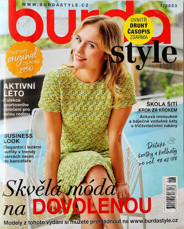 Burda 7/2023 -CZ- časopis se střihy
