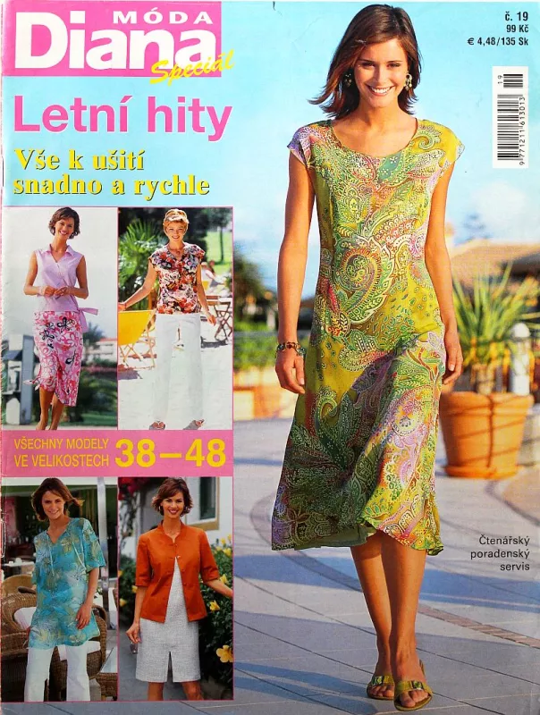 Diana - Letní hity č. 19 -CZ- časopis se střihy