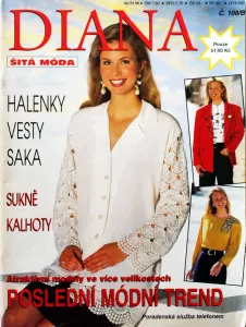 Diana - šitá móda č. 108/B -CZ- časopis se střihy