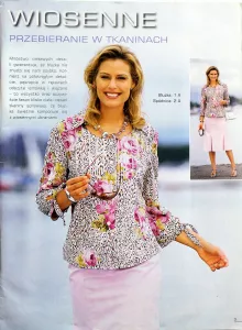 Diana - šití bez tajemství 1/2009 -PL- časopis se střihy Diana - šití bez tajemství 1/2009 -PL- ukázka z časopisu 1