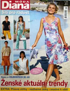 Diana - šití pro radost č. 23 -CZ- časopis se střihy