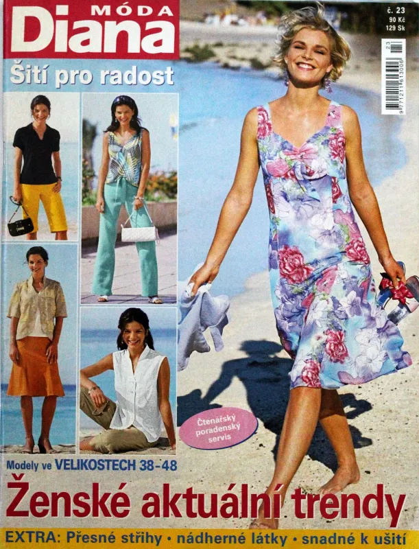 Diana - šití pro radost č. 23 -CZ- časopis se střihy