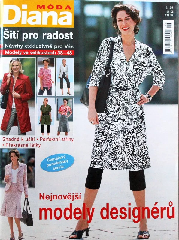 Diana - šití pro radost č. 26 -CZ- časopis se střihy