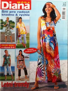 Diana - šití pro radost č. 41 -CZ- časopis se střihy