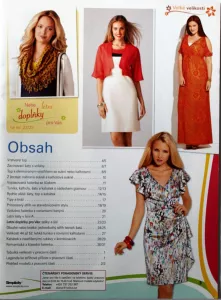 Diana - šití pro radost č. 54 -CZ- přehled obsahu