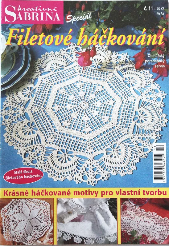 Filetové háčkování č. 11 -CZ-