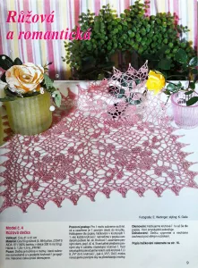 Háčkovaný patchwork č. 19 -CZ- ukázka z časopisu 2