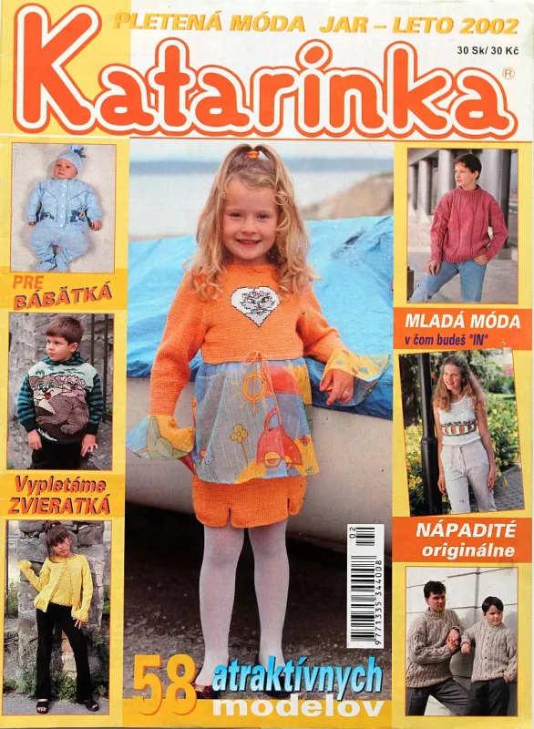 Katarínka jaro-léto 2002 -SK- pletená móda pro děti